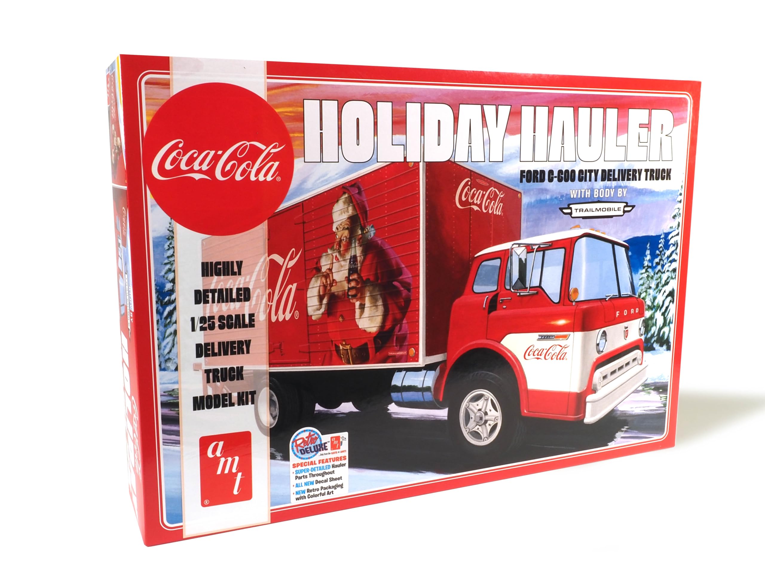 Amazon.com: AMT Ford C-600 City Holiday Delivery Truck Coca-Cola